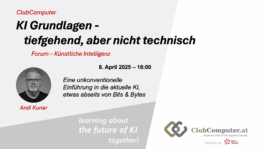 Nachlese zum Vortrag 8.4.24: KI Grundlagen - tiefgehend, aber nicht technisch