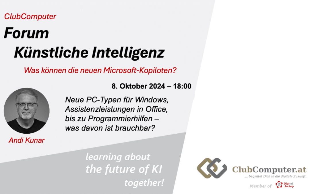 Nachlese: Forum Künstliche Intelligenz 08.10.2024