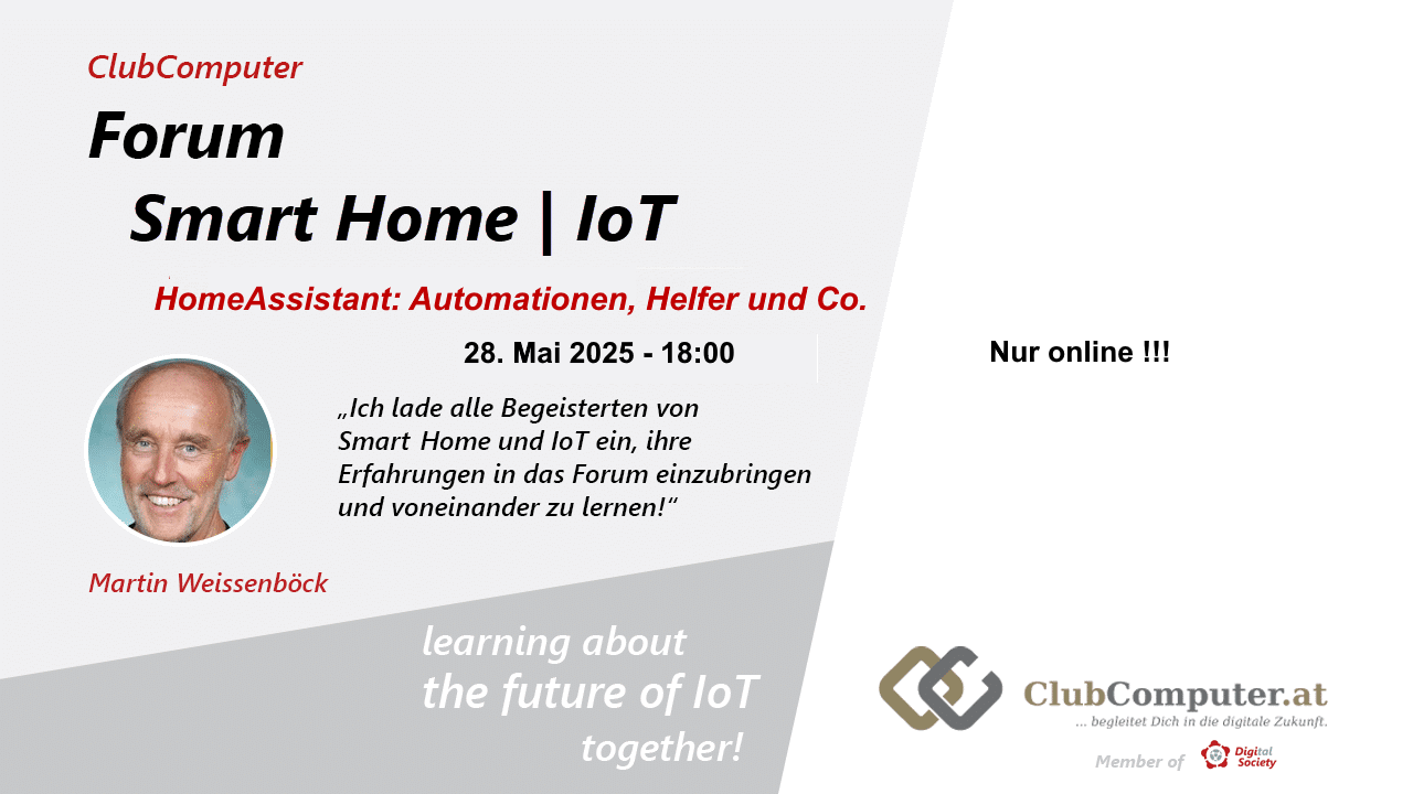 Forum Smart Home | IoT - Home Assistant (Programmierung): Automationen, Helfer und andere